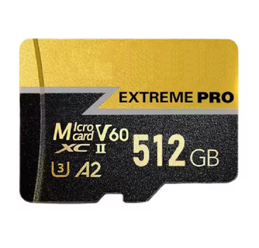 Micro sd карта памяти флешка флеш-карта 512 ГБ Seuno extrim pro золотистая (512-kard)