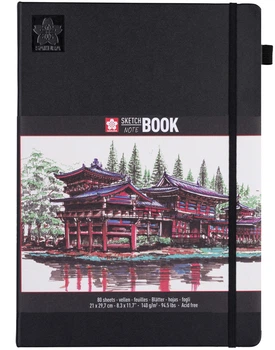 Блокнот Sakura Sketch 21х29 7 см 140 г/м2 80 л кремово-білий Sakura
