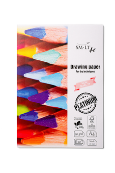 Папка для рисунку Platinum А4 150г/м2 20л SM-LT Art