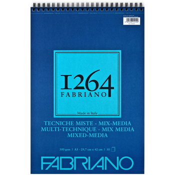 Альбом на спирали Mix Media 1264 А3 300г/м2 30л Fabriano