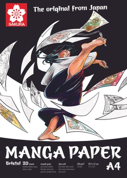 Альбом для рисунку MANGA A4 250г/м2 20л Sakura