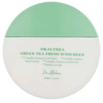 Dr. Althea Green Tea Fresh Sunscreen SPF50+ PA++++ Сонцезахисний крем з екстрактом зеленого чаю, 45 мл