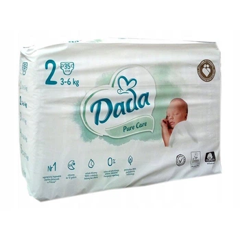 Підгузники дитячі Dada Pure Care розмір 2 35 шт (8594159082427)