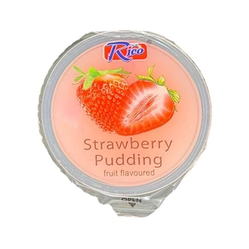 Пудінг Rico Strawberry Fruit Pudding With Nata De Coco 65 грам