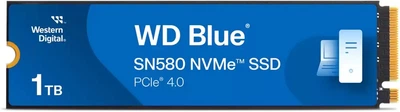 SSD диск Western Digital Blue SN580 NVMe 1TB M.2 2280 PCIe 4.0 x4 3D NAND (TLC) (WDS100T3B0E)