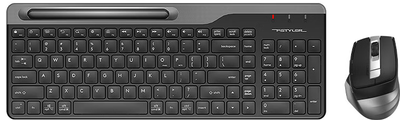 Комплект беспроводной A4Tech Fstyler Flytime FG2535 Wireless Steel Grey