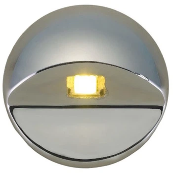 Светильник Alcor LED белый врезной 12 / 24 В 0.1 Вт нержавеющая сталь IP67 1 светодиод (13.425.90)