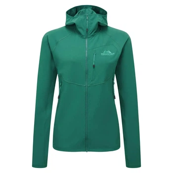Кофта Mountain Equipment Arrow Hooded Women's Jacket (Spruce 8) вага 340 г матеріал 90% поліестер 10% еластан (ME-006553.01558.8)