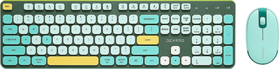 Комплект бездротовий DEARMO MK8900 Wireless/Bluetooth Green