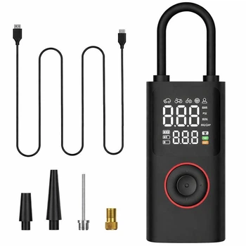 Автомобильный компрессор ATJ-005, беспроводной, 35 л/мин, Power Bank, LED-фонарь