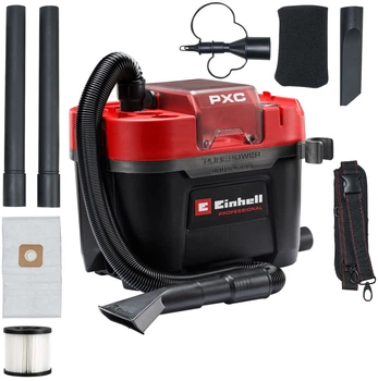 Пилосос акумуляторний безщітковий Einhell Professional X-Change TP-VC 18/10 Li BL L - Solo (2347155)