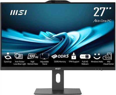 Моноблок MSI All-in-One Pro AP272P 14M-886XEU Black