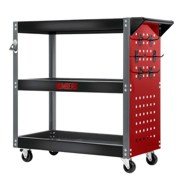 Wózek warsztatowy Humberg HM-515 551510 Czarno-czerwony (5903890624682)