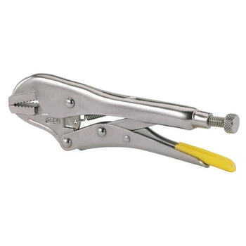 Регулируемый захват с фиксатором и прямыми губками STANLEY 0-84-810 размер 190 мм хромовое покрытие (0-84-810)