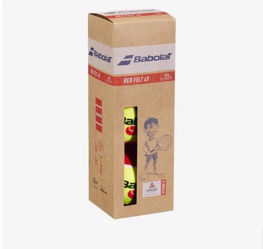 Мячи для большого тениса Babolat Red Felt X3 501036/113 3 шт