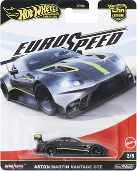 Model samochodu Mattel Hot Wheels Premium Car Culture Euro Speed Aston Martin Vantage GTE Ciemno-zielony JBK76 (194735262175)