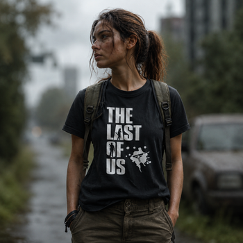 Футболка женская с принтом ТіШОТКА The Last of Us Одни из нас S Черный Стандарт (1056935510)