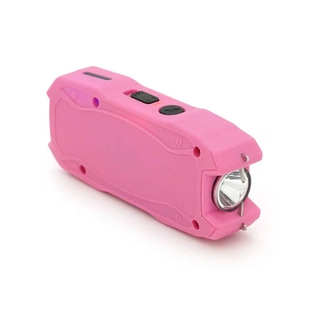 Ліхтар-відлякувач ручний BAILONG X-Balog TW-1901P. LED, струм 8000KV, 130W, Li-ion вбудований 4 000 mAh, Pink, IP44, USB, 100х40х20мм, BOX (UG-42474)