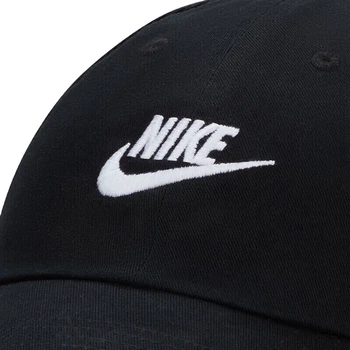 Спортивні аксесуари NIKE, Унісекс сонцезахисний капелюх, бейсболка, кепка CLUB CAP, FB5368-011, чорний, S/M