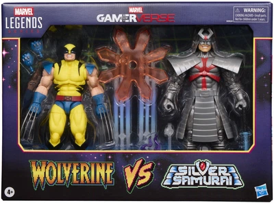 Zestaw figurek Hasbro Marvel Legends Wolverine and Silver Samurai Gameverse 15 cm 2 szt G06245L00 (5010996320490)