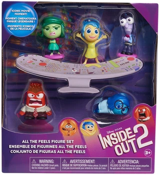 Zestaw figurek Just Play Disney Pixar W głowie się nie mieści 2 6 cm 5 szt 45507 (886144455070)