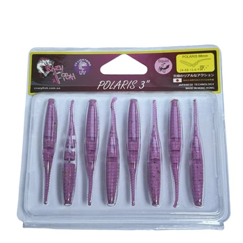 Приманка Crazy Fish Polaris 3" 24-68-12-6-F смак кальмар уп. (8шт),24-68-12-6-F