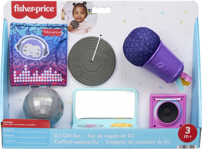 Zestaw zabawkowy Fisher‑Price Mini Me Moments DJ upominkowy 6-częściowy sensoryczny JMF07 WB3 (194735375202)