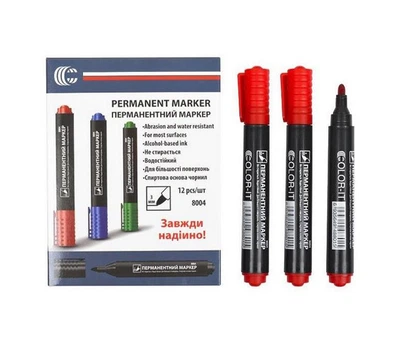 Маркер красный COLOR-IT Diamont "C" (RT8004(Red)/1)