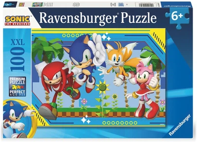 Пазл Ravensburger Sonic the Hedgehog XXL 100 елементів S7198014 (4005555011347)