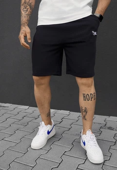 Трикотажні шорти Staff dje navy logo XL