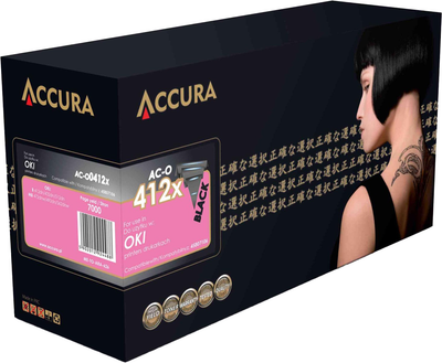 Toner Accura do OKI 45807106 Black (AC-O0412X)
