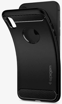Чохол протиударний Spigen Rugged Armor для Iphone XR Matte Black 064CS24871