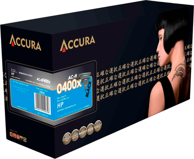 Тонер-картридж Accura для HP 201X CF400X Black (AC-HF400X)