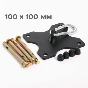 КРЕПЛЕНИЕ для Груши к Потолку Troli Ceiling Hook 100 x 100 + карабин №7