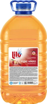 Мило рідке косметичне LILU Персик 5 л ПЕТ