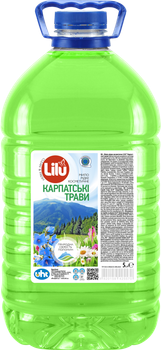 Мило рідке косметичне LILU Карпатські трави 5 л ПЕТ