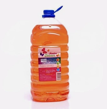 Мило рідке (ДСТУ) лісова ягода (червоний) 5л Master cleaner