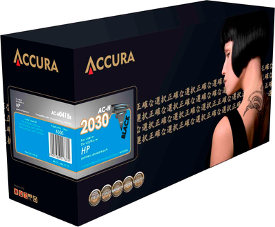 Тонер-картридж Accura для HP 415A W2030A з чіпом Black (AC-H0415B)
