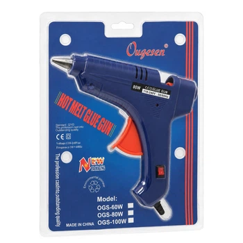 Пистолет Клеевой "hot Melt" Img4818(blue) 60w, 1,1 См, С Переключателем (393459)