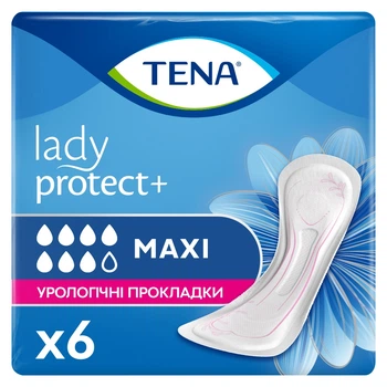TENA Lady Protect Maxi прокладки урологічні 6 шт (7322540593129)