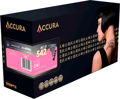 Тонер-картридж Accura для OKI 46490608 Black (AC-O0542B)