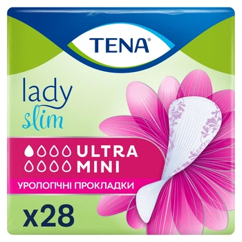 Урологічні прокладки Tena Lady Ultra Mini 28 шт. (7310791247649/7322541116082)