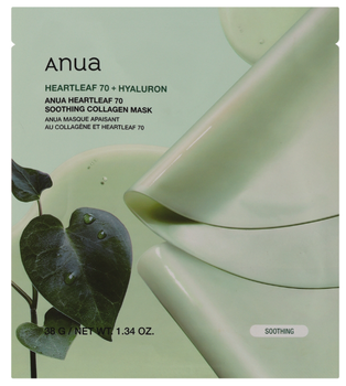 Маска гідрогелева Anua Heartleaf 70% Soothing заспокійлива 38 г (8809640739040)