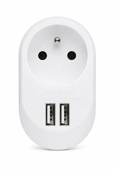 Мережевий розгалужувач SilverCrest розеткa+2 USB
