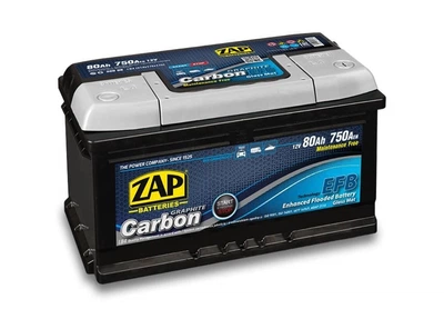 Автомобільний акумулятор ZAP 80Ah/750A P+EFB CARBON START/STOP (ZAP 580 08)