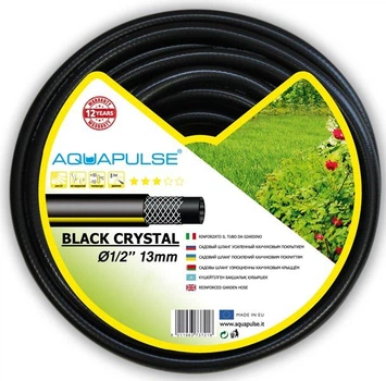 Поливочный шланг Black Crystal 13мм (1/2"), 50м, Аквапульс