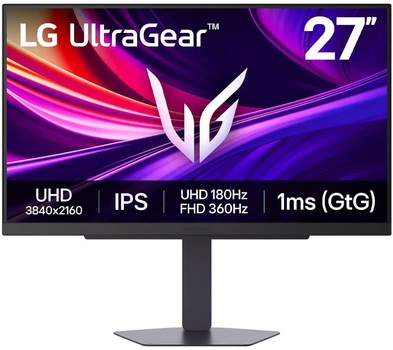 Монітор 27" LG 27G810A-B UHD IPS 180/360Hz (27G810A-B)