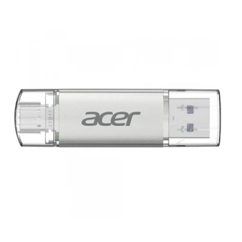 Флеш накопитель USB 16Gb Acer UT300, Silver, Type-C / USB 3.2 Gen 1 (BL.9BWWA.587)