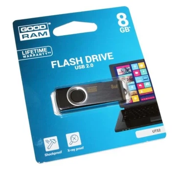 Флеш накопитель USB 8Gb Goodram UTS2, Black, USB 2.0 (UTS2-0080K0R11)