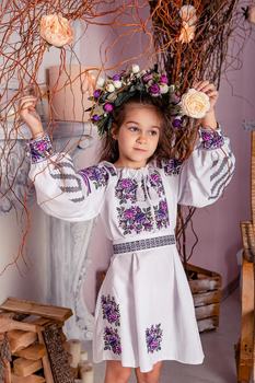 Вишита сукня для дівчинки Trend Оленка 152 Білий (KOLSOLEN)